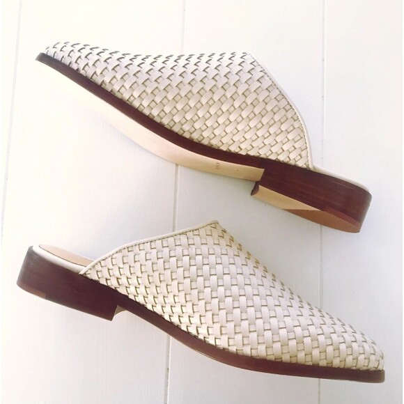 NISOLO WOMEN'S ALL DAY WOVEN MULE BONE SZ 9.5 NEW! $180 - Picture 3 of 7